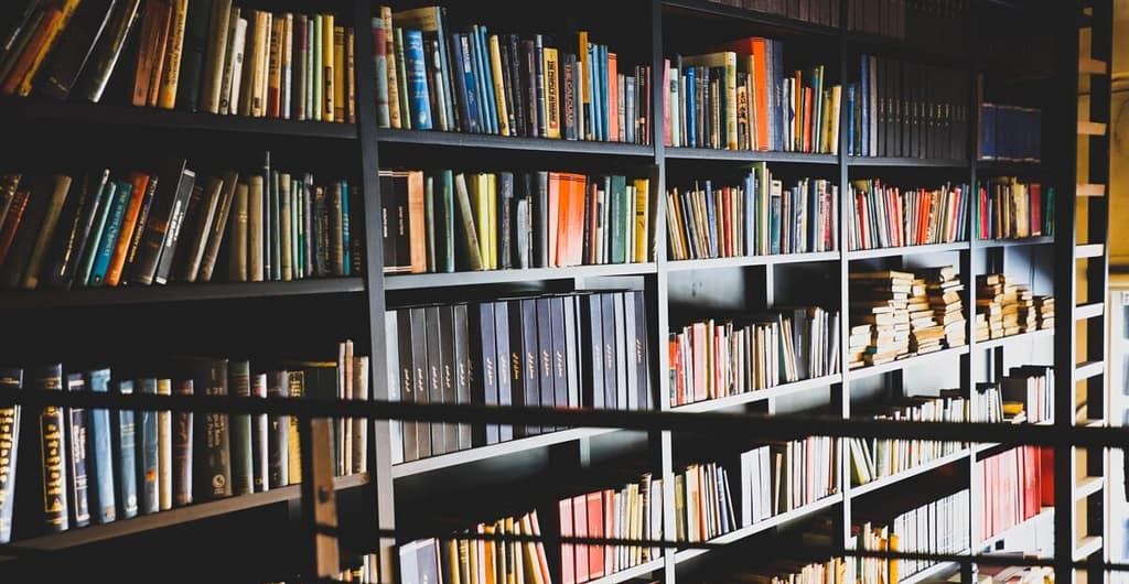Bøger i bibliotek
